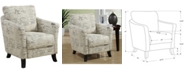 Monarch Specialties Linen Accent Chair